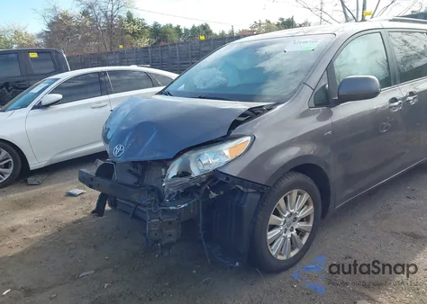 2016 Toyota Sienna Xle Premium 7 Passenger z USA, uszkodzony, nr VIN 5TDDK3DC2GS139510